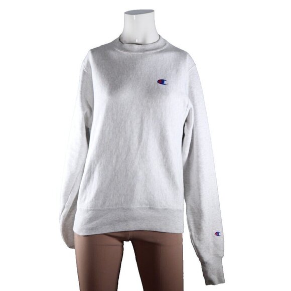 Champion Womens Size XS Gray Reverse Weave Sweatshirt Crew Neck Pullover Sweater - Picture 9 of 9